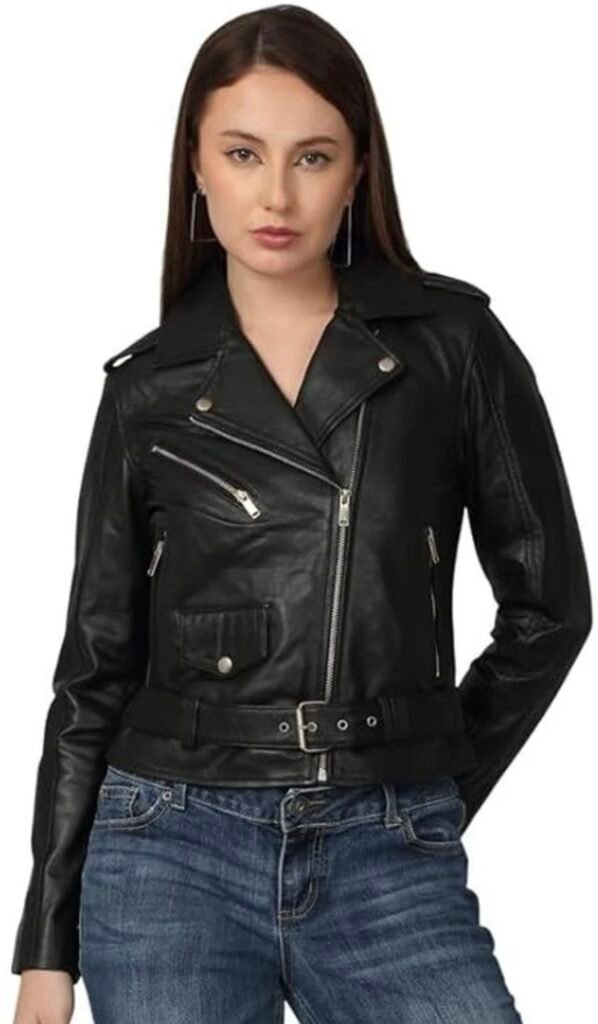 Classic Leather Woman Jacket